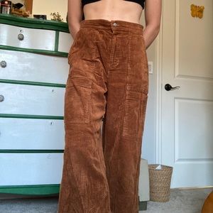 Comfy Brown Corduroy Pants!